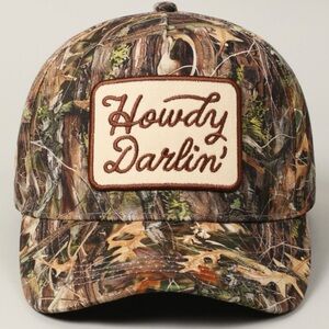 Camo Howdy Darlin' Cap